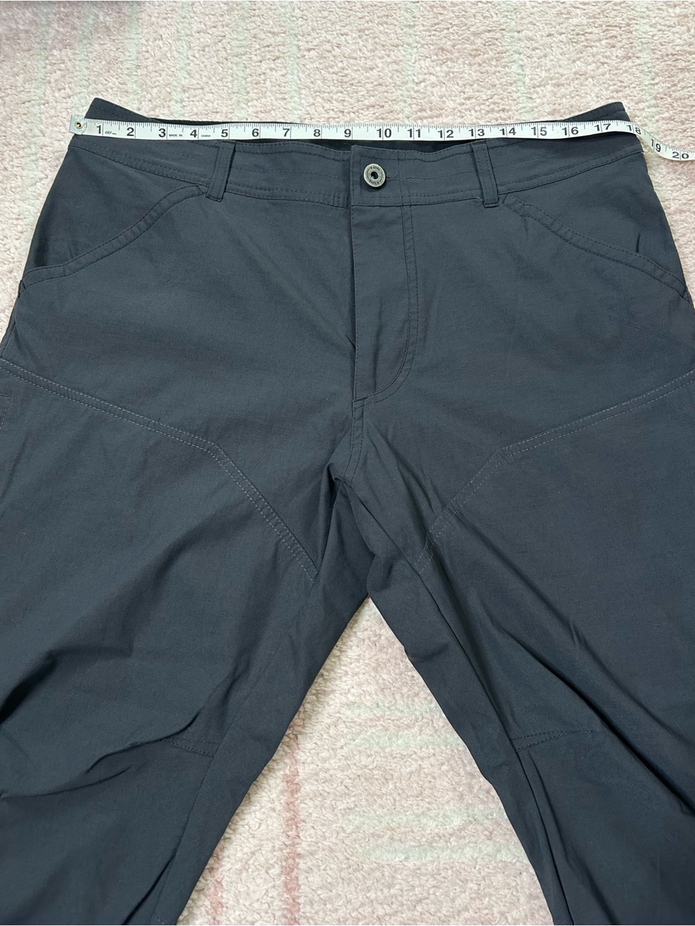 Kuhl Renegade Rock Pant Dark Gray Water Resistant Performance Pants Size 35x30 - Picture 9 of 13